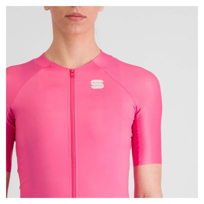 Maillot Manches Courtes Femme Sportful Matchy Rose