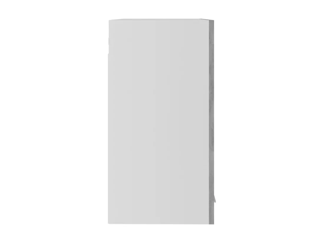 Armoire en verre suspendue Gris béton Bois d'ingénierie