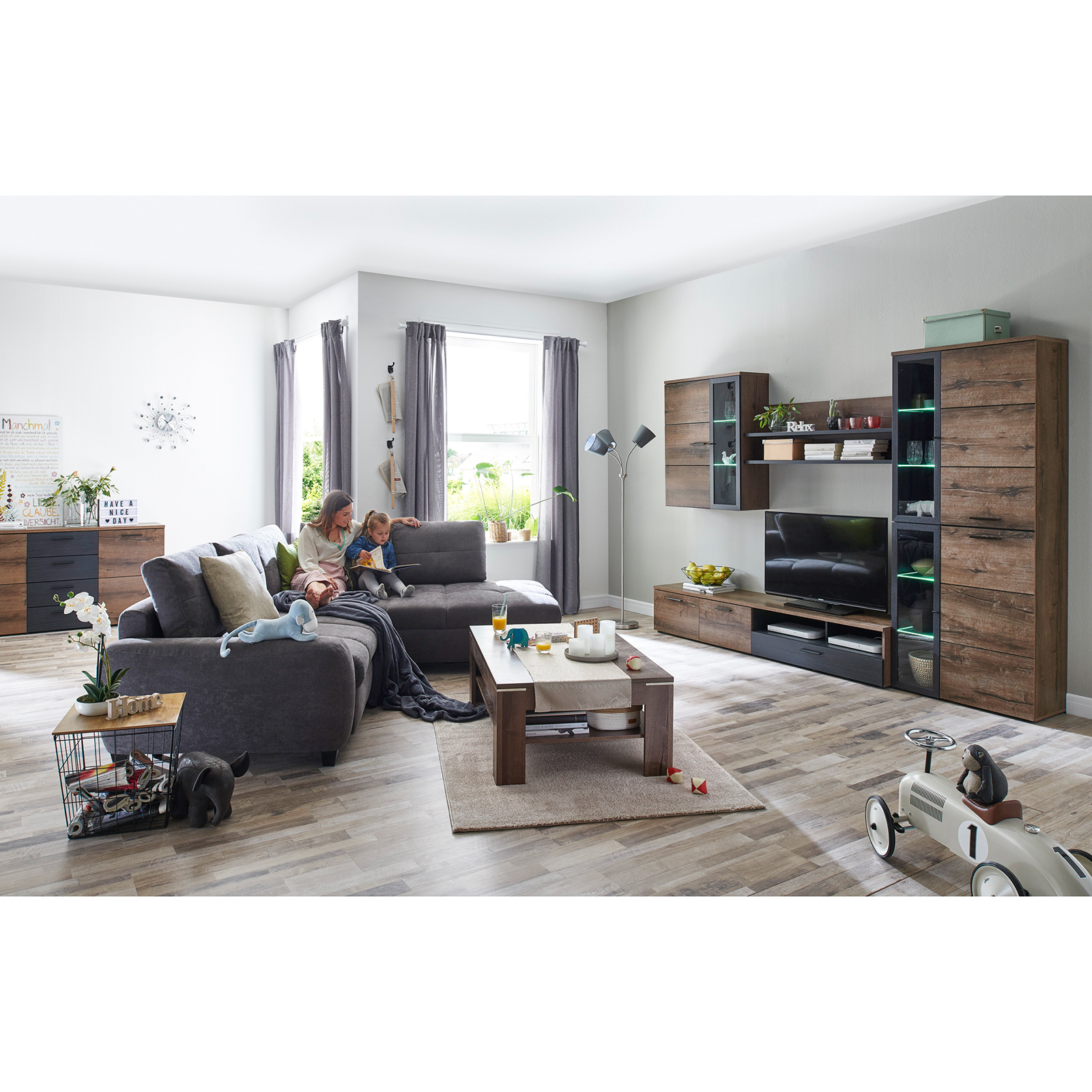 Couchtisch - Schlammeiche - 120 cm breit