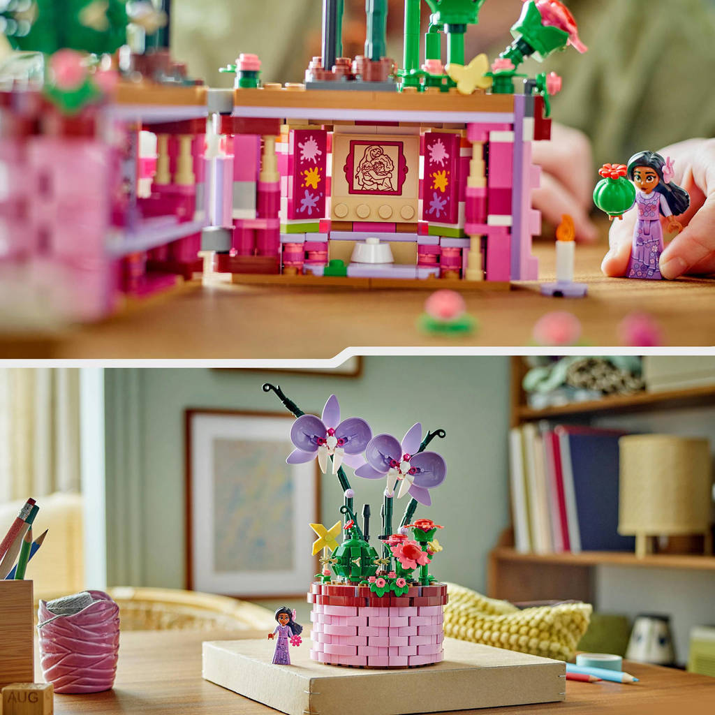 Zeer leuke en verrassende set!Encanto Isabela's bloempot Bouwbaar Speelgoed voor Kinderen 43237