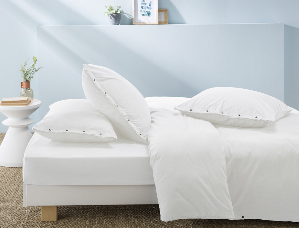 Housse de couette-Percale lavée