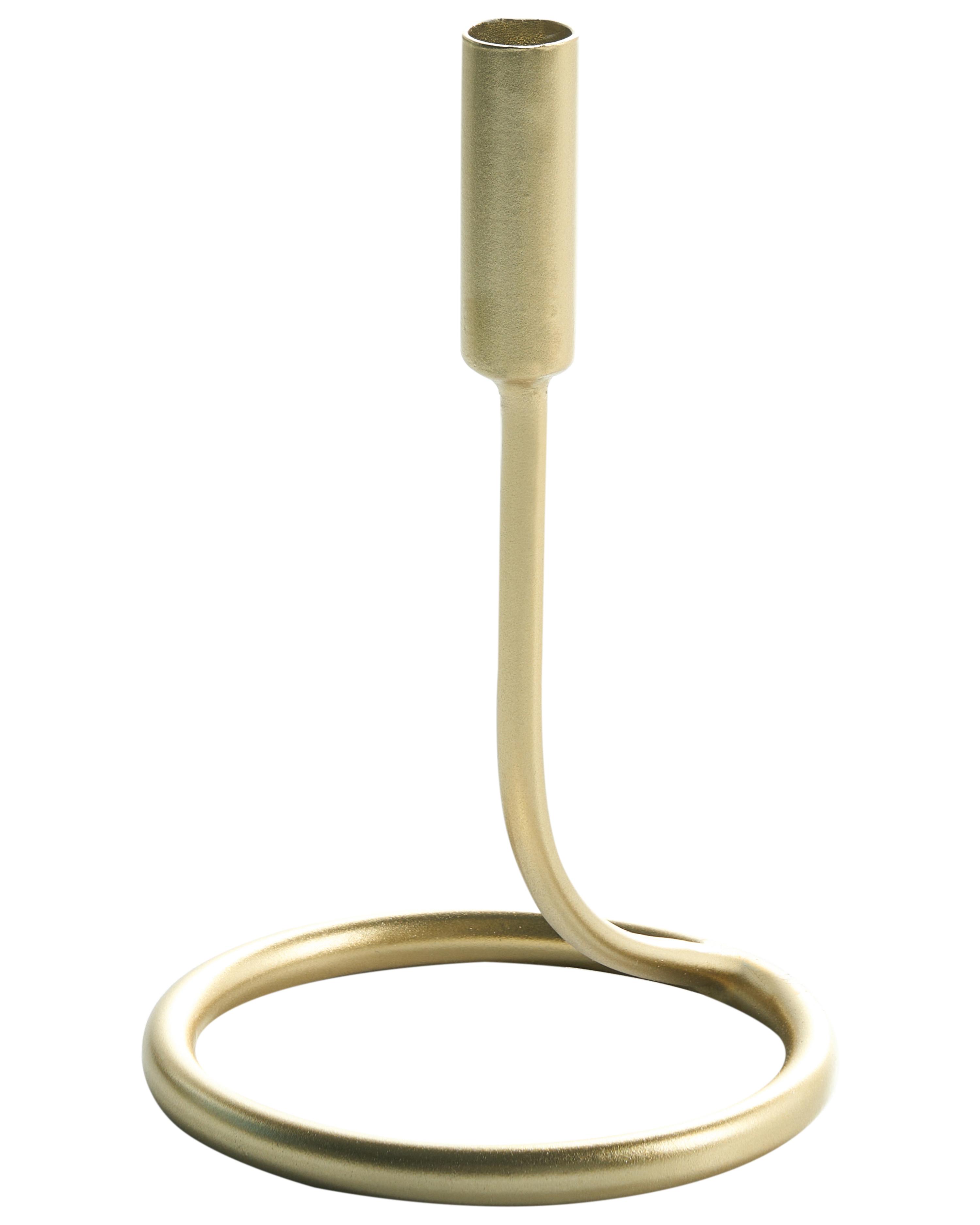 Set van 2 kaarshouders BUNYU Metaal 19/28 cm Goud