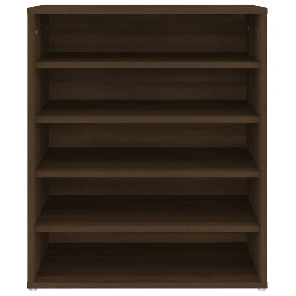 vidaXL - Schoenenrek - Bruin - Bewerkt hout - 60 x 35 x 70 cm