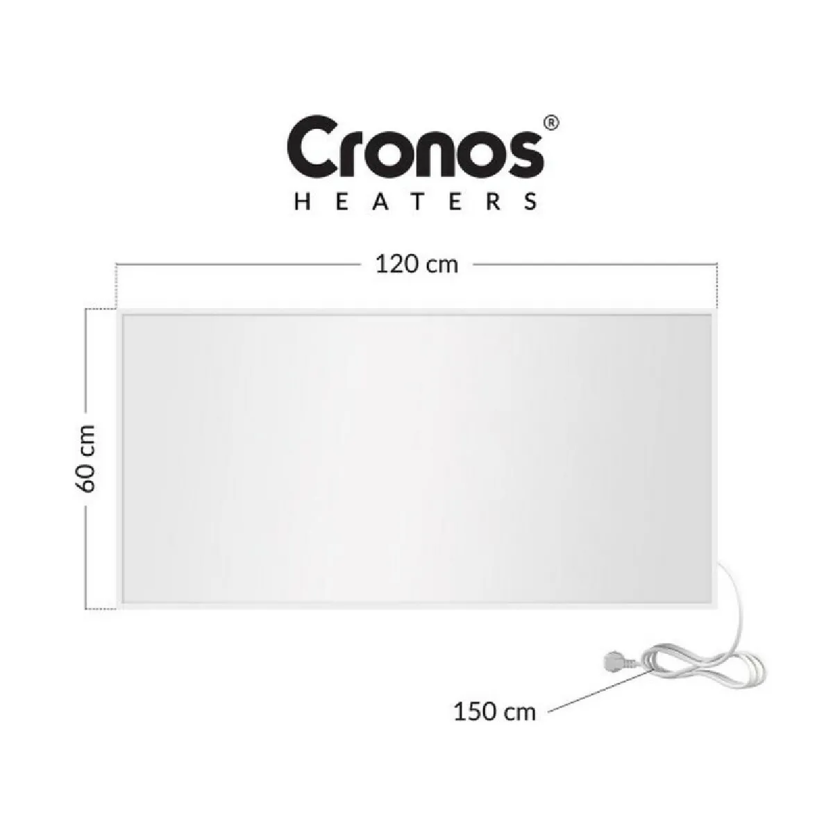 Chauffage Cronos P1000 Blanc