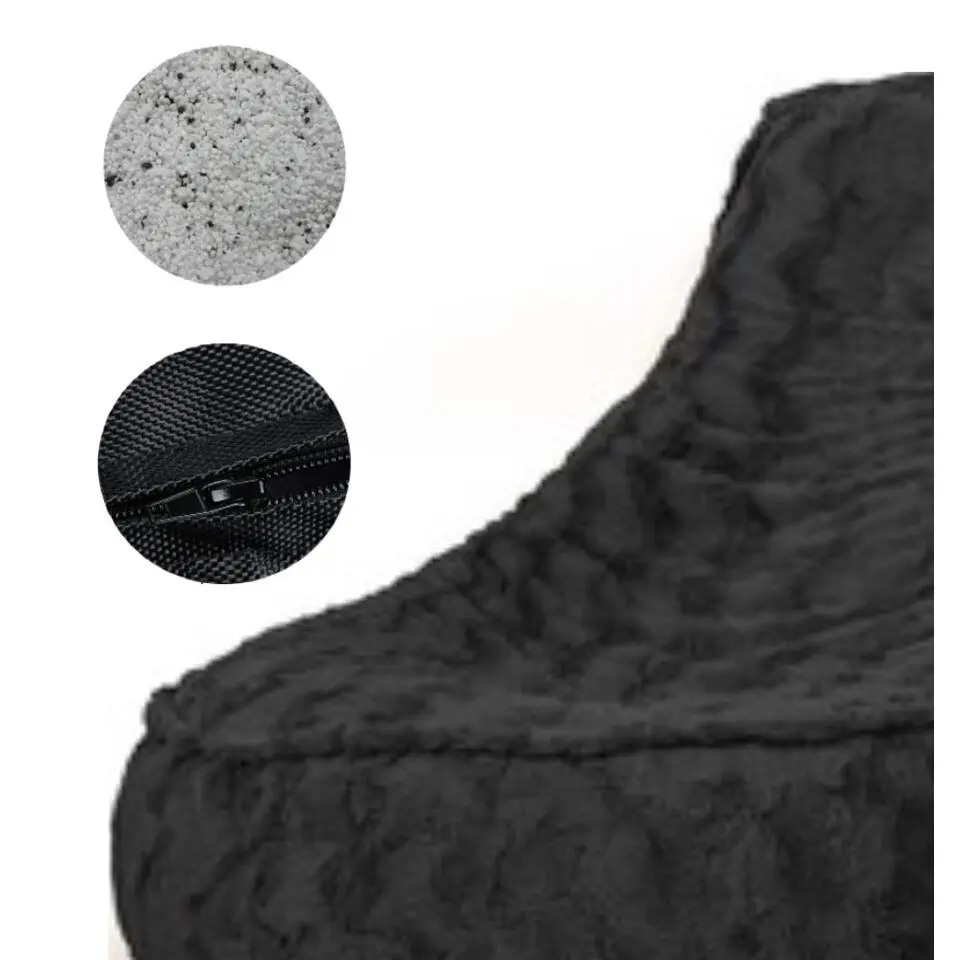 Bobbel Home - Zitzak Stoelvorm - Florance - Faux fur - Zitstoel - 100 liter -