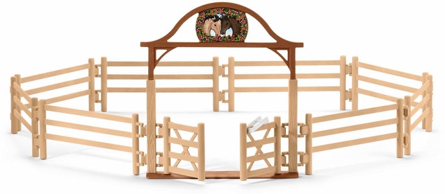 Schleich® Spielwelt »HORSE CLUB, Pferdekoppel mit Eingangstor (42434)« Made in Germany