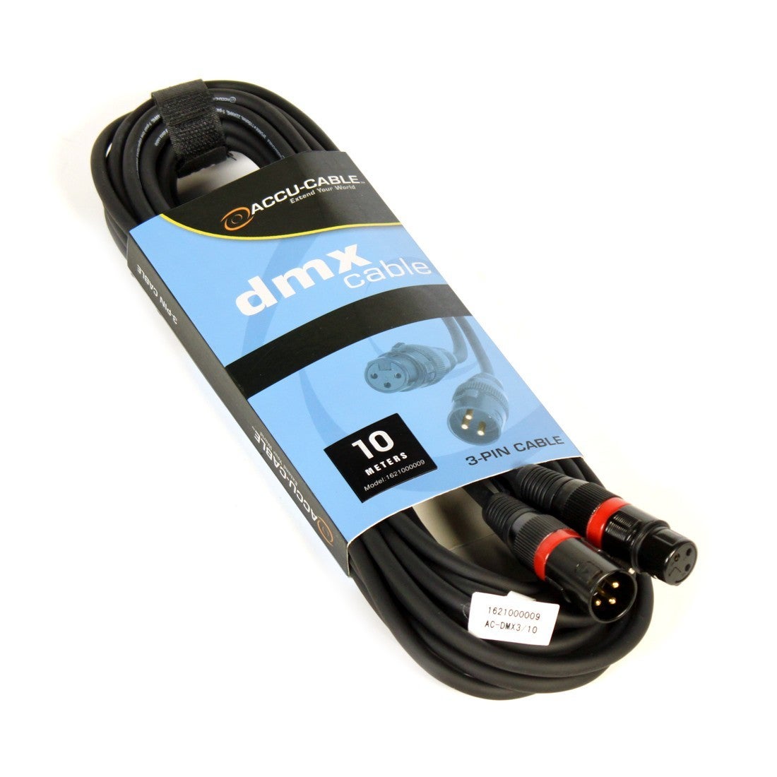 Accu-cable AC-DMX3/10 signaalkabel 10 meter 110 Ohm