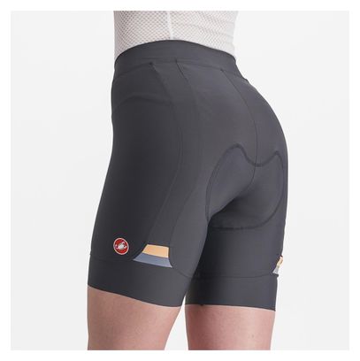 Cuissard Court Femme Castelli Sans Bretelles Prima Gris