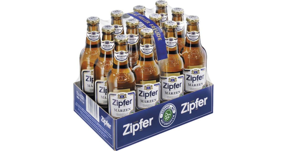 Zipfer Märzen Tray 12x 0,33 Liter (Einweg)