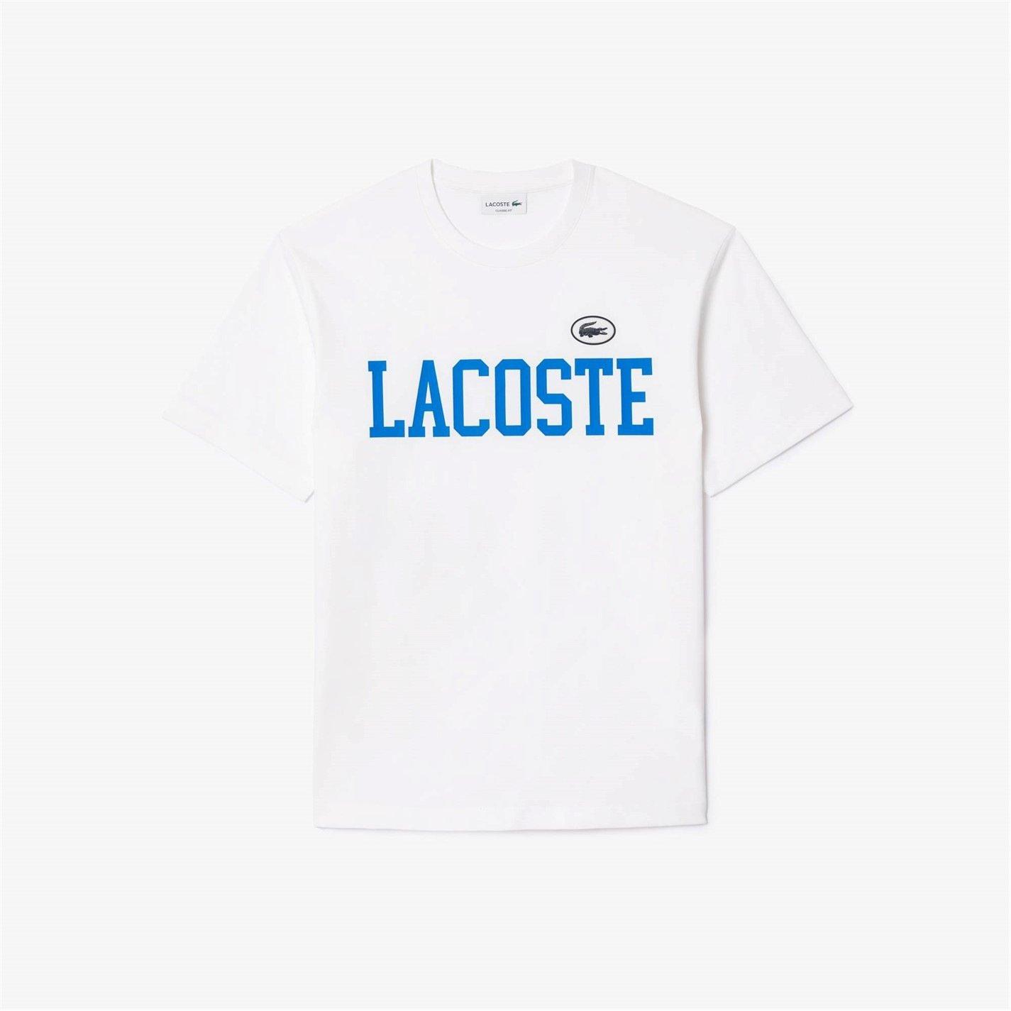 Lacoste Logo Print T Shirt