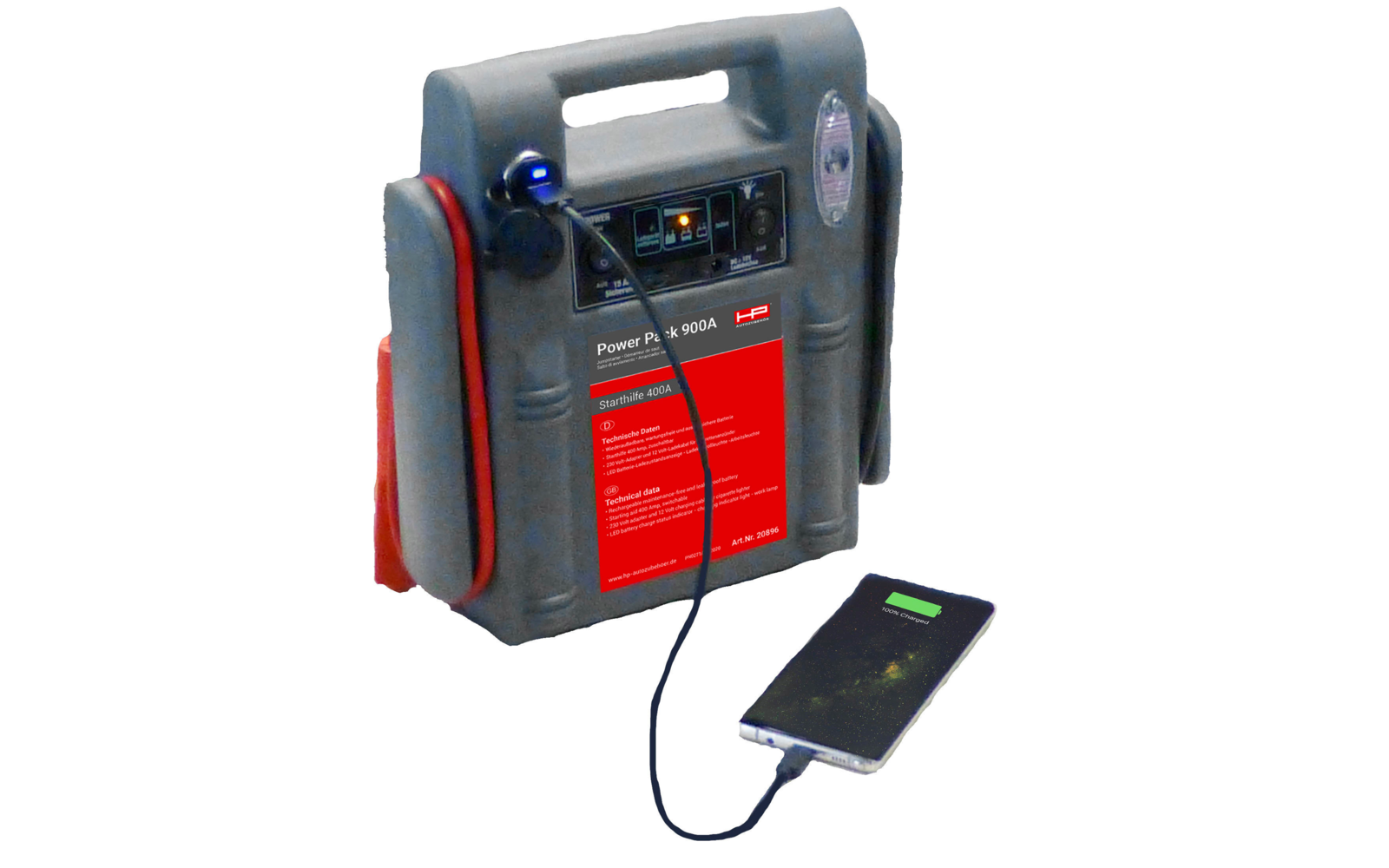 HP Autozubehör Power Pack 900A 17Ah 12V