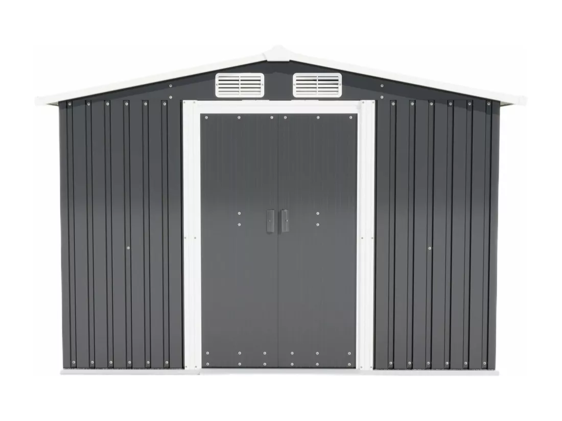 Cabanes en métal, d246cm×h178cm, gris