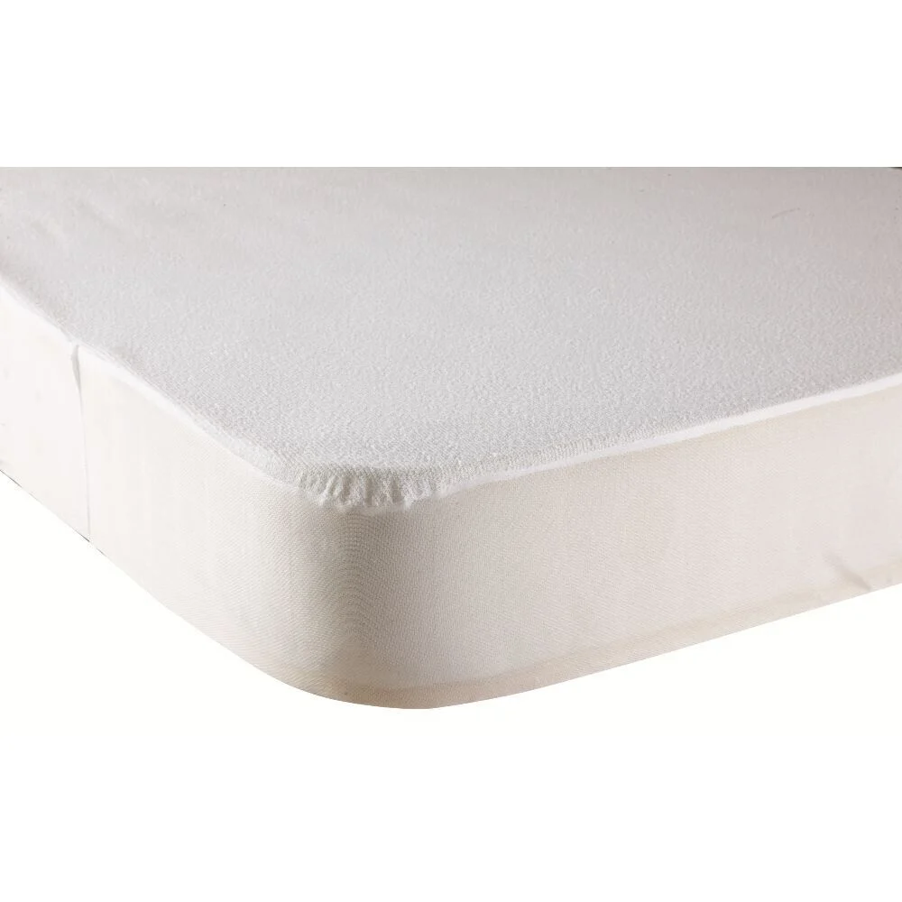 Protège matelas 140x190cm éponge imperméable anti-acariens