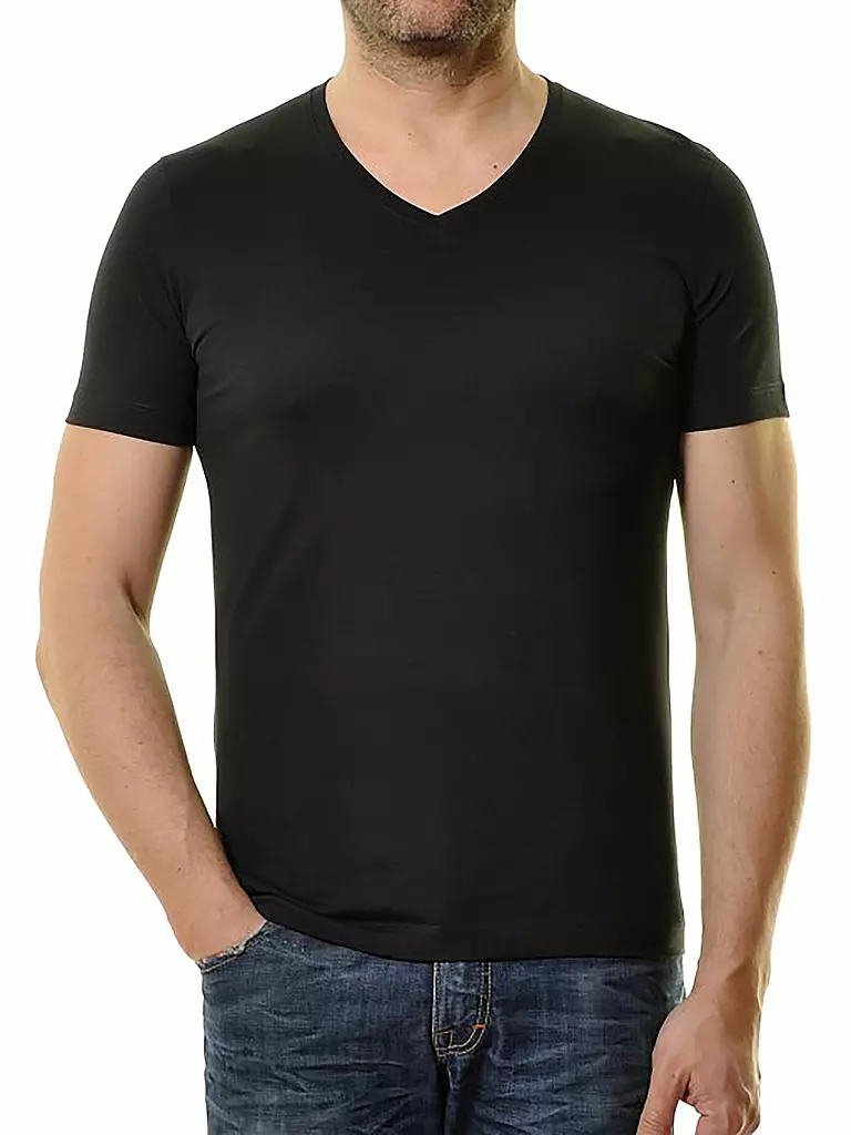 RAGMAN T-Shirt 2er Pkg schwarz