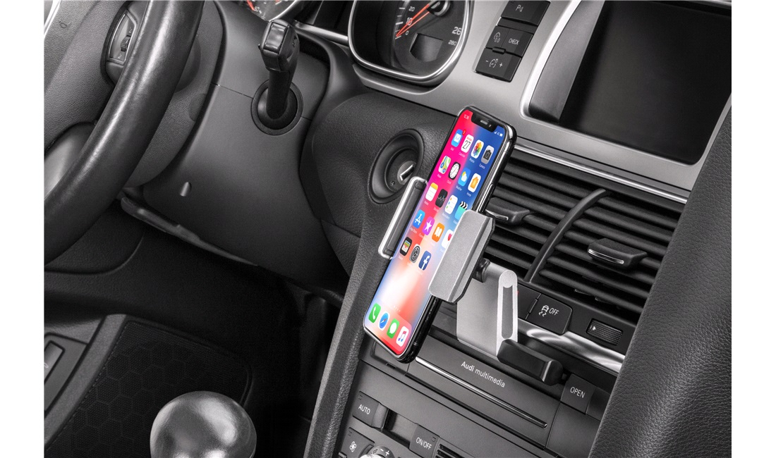 Mobilholder til montering i CD-slot LUX