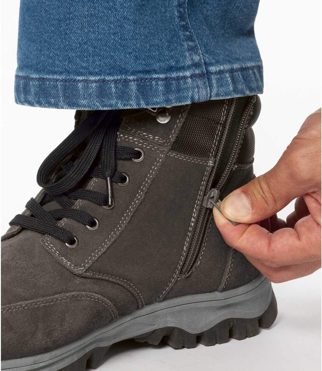 Chaussures Montantes Zippées
