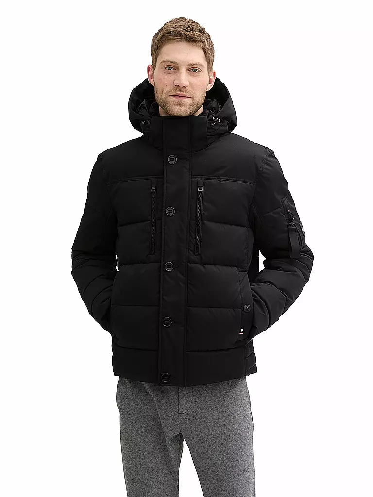 TOM TAILOR Steppjacke schwarz