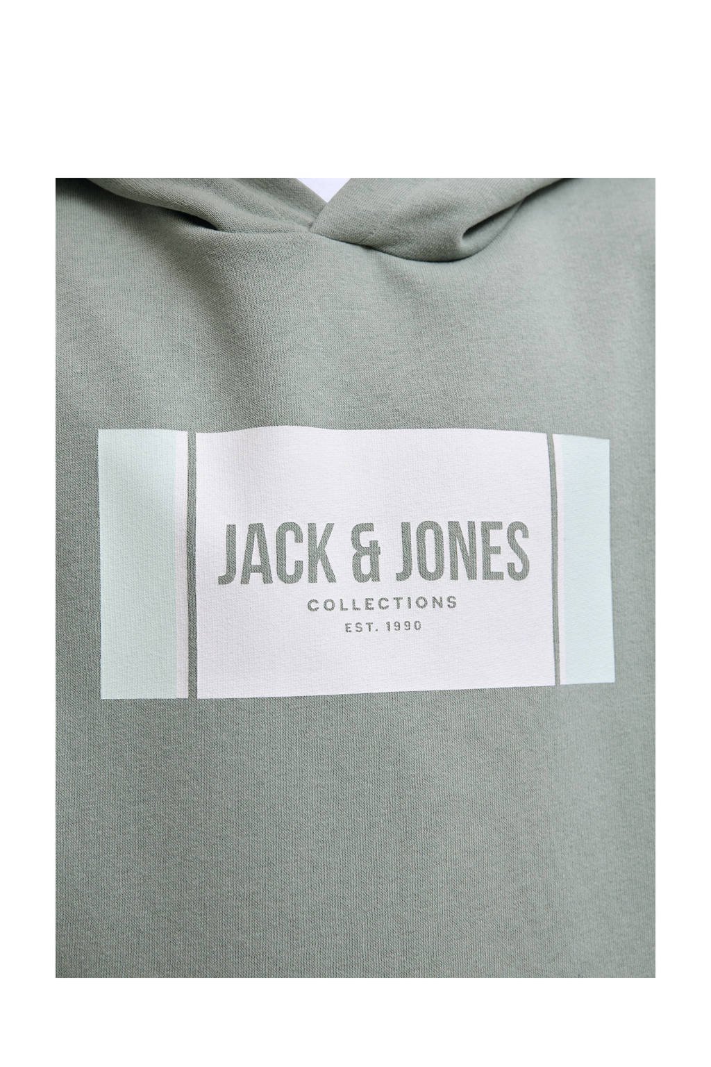 JACK & JONES JUNIOR hoodie lichtgroen