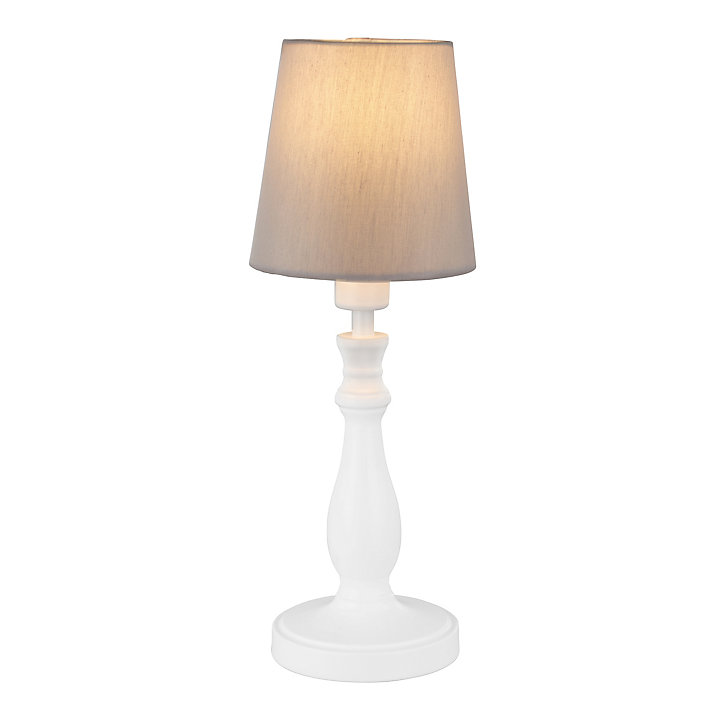 Lampe de table incandescent Tulou GoodHome E14 blanc