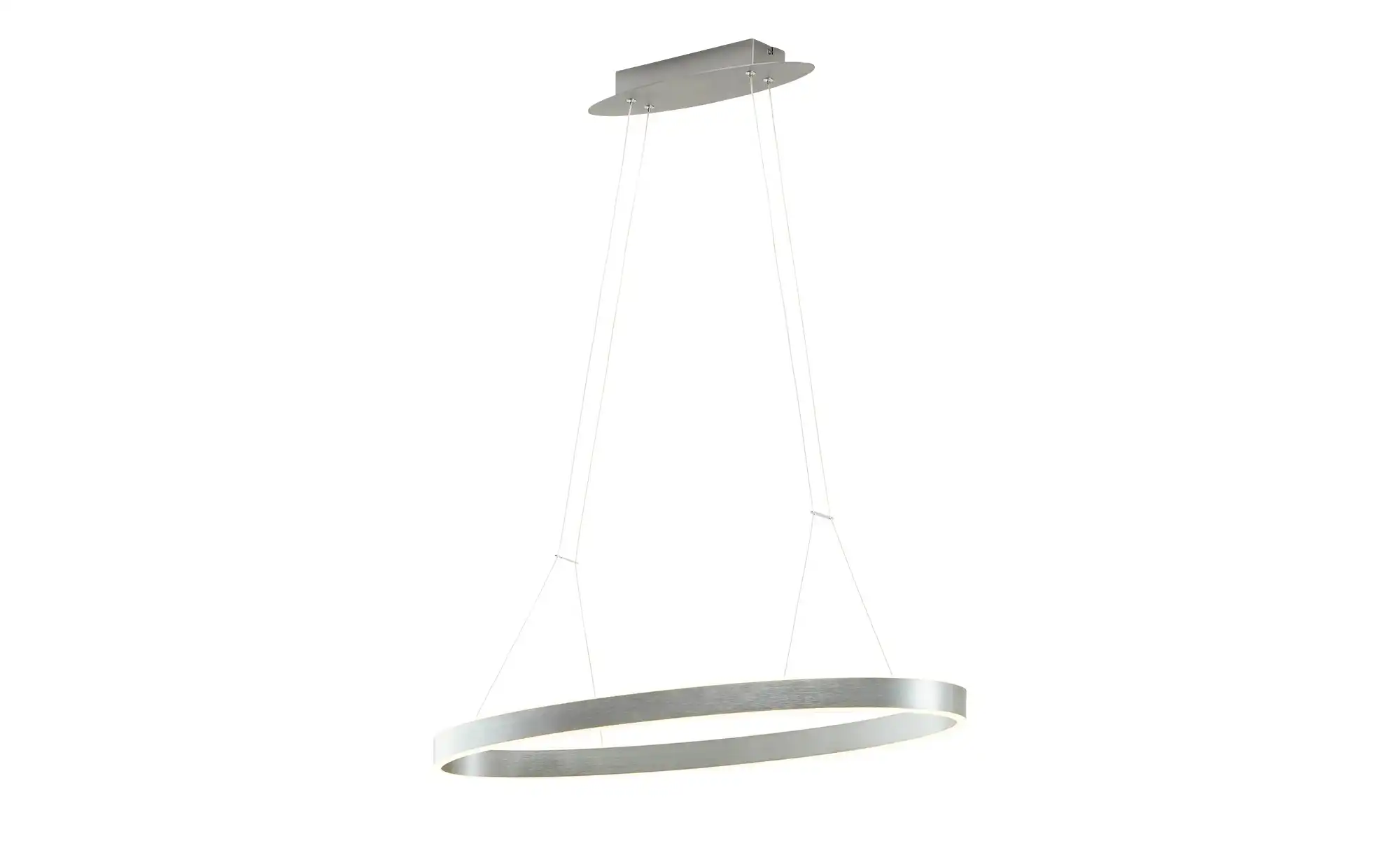 HELL-höllisch gutes Licht LED-Pendelleuchte, anthrazit/silberfarben, oval