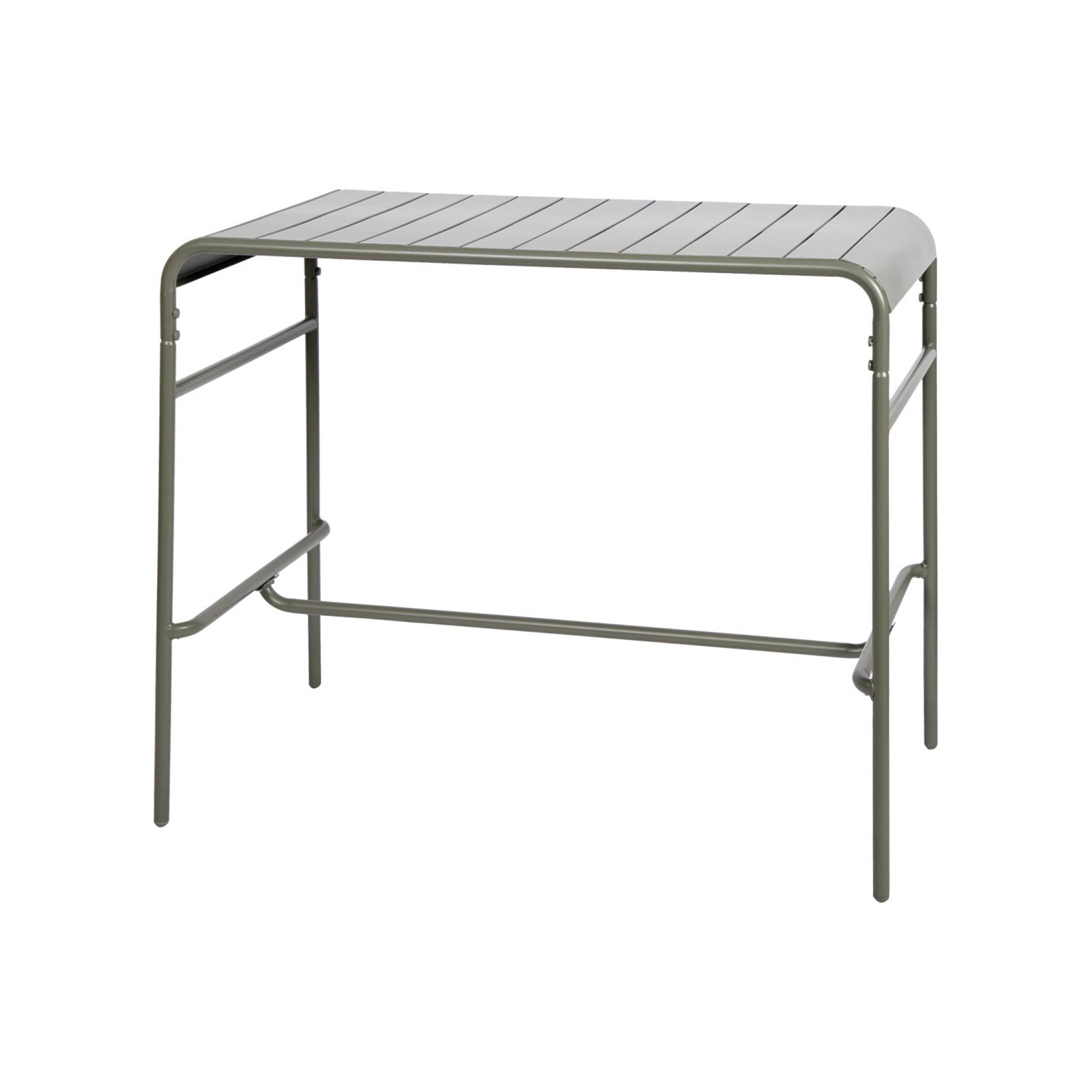 sweeek - Hoge tuintafel 4 plaatsen metaal