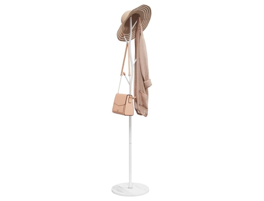 VIDAXL - Porte manteau Porte-manteau blanc 177 cm fer enduit de poudre
