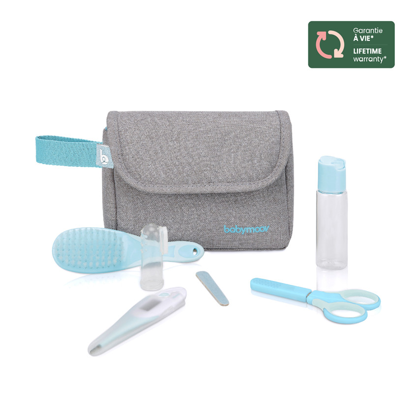 Trousse de soin compacte - Gris/Bleu