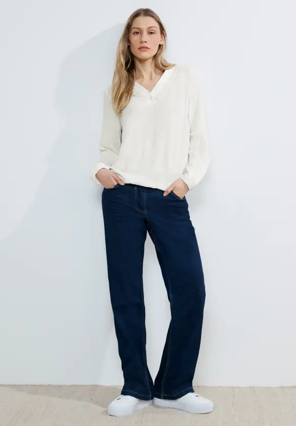 Struktur Bluse - vanilla white