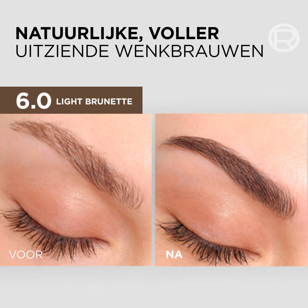 Brow Color wenkbrauwverf - 6.0 Light Brunette - 30 ml