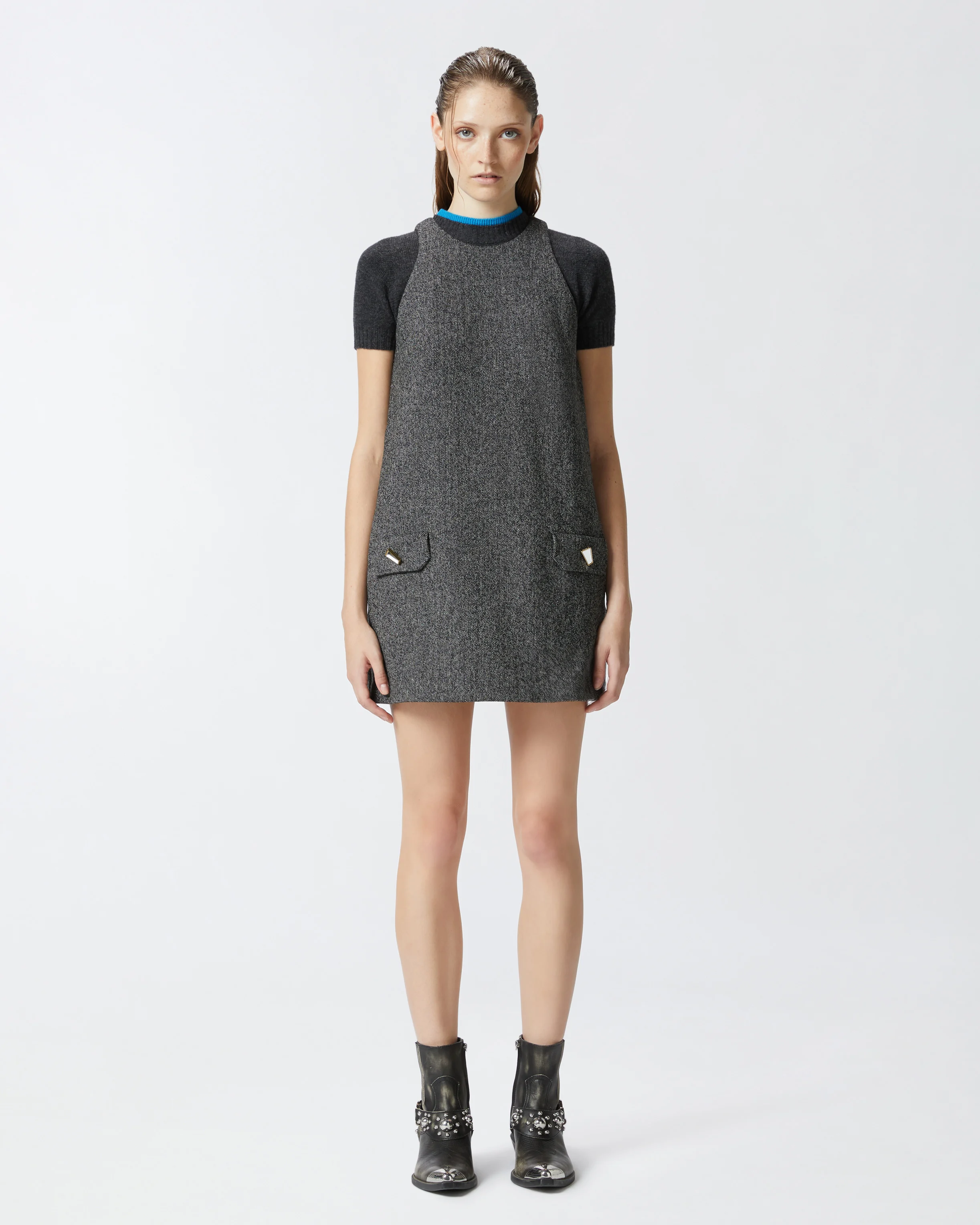 Robe salopette sans manches | Multicolore