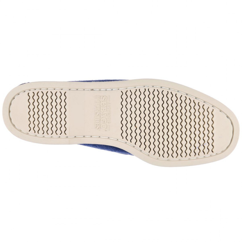 DOCKSIDES SUEDE Blue Navy-Chaussures bateau pour homme en suede marine Portland