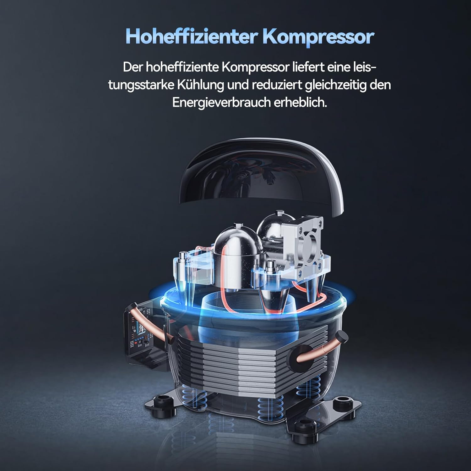 magictec MSR118BI Einbau-Kühlschrank mit Gefrierfach | 118L (102L/16L) | Temperaturregelung | 88 cm Nische | Kühl-Gefrier-Kombination mit wechselbaren Türsc