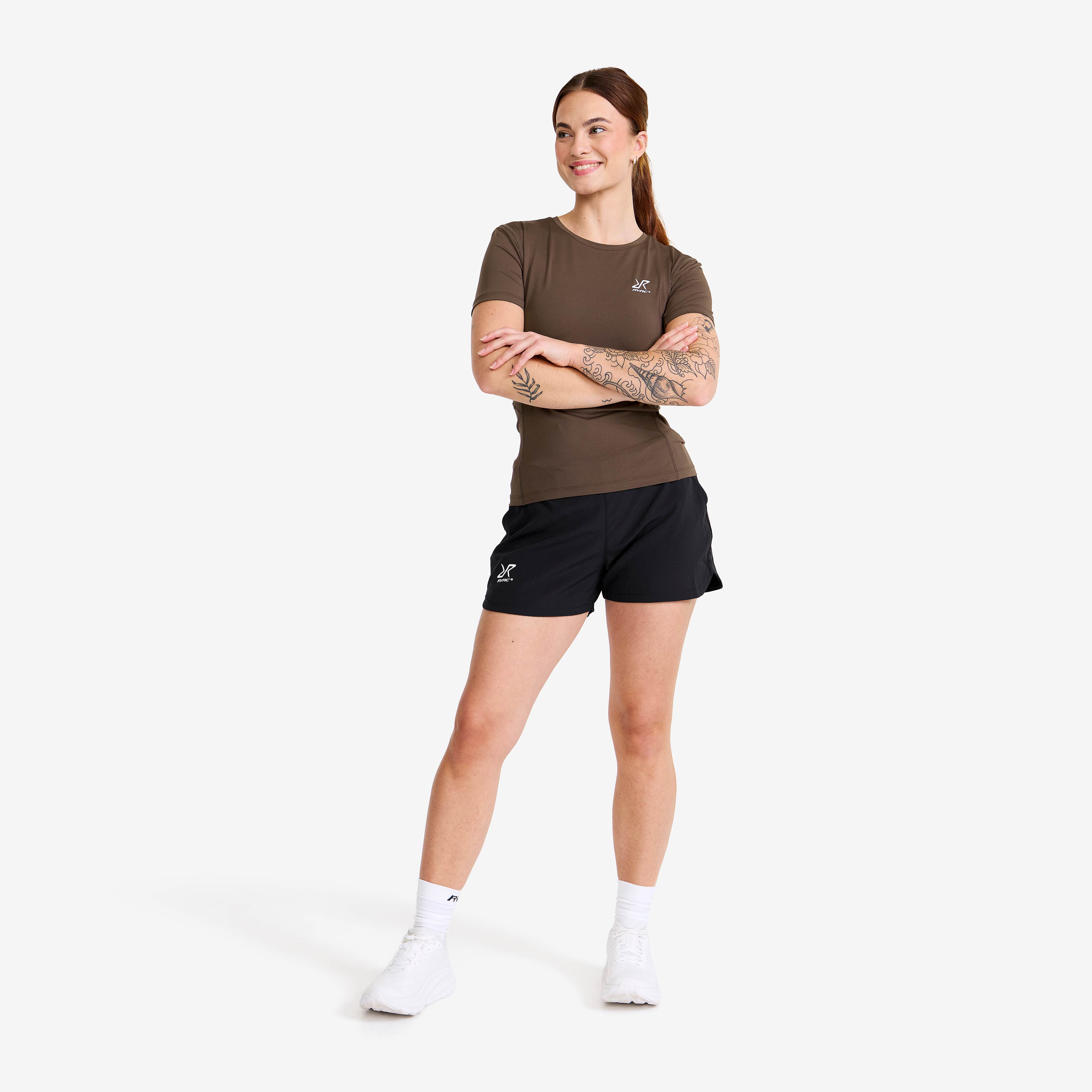 Stride Active T-shirt  Dame Hot Fudge