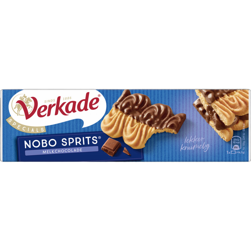 Verkade Nobo sprits melkchocolade