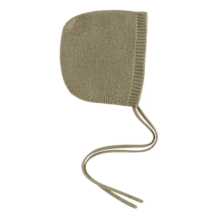 Hvid Béguin Dolly Laine Mérinos | Vert kaki
