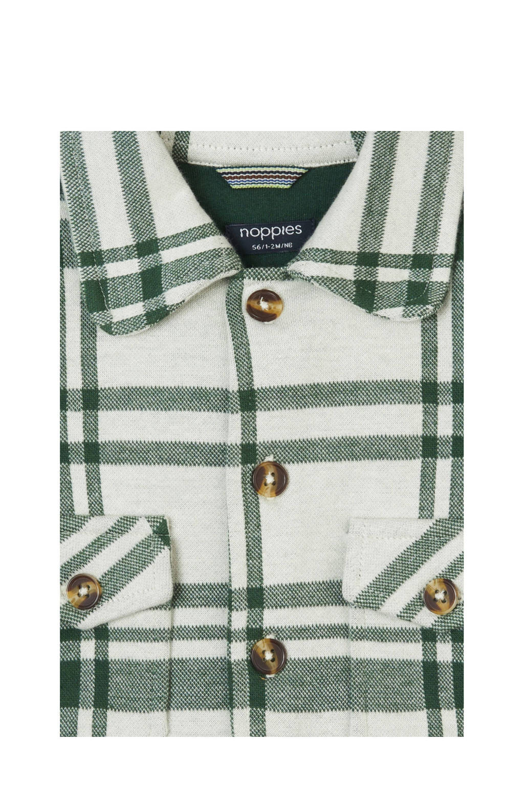 Noppies overshirt groen/wit