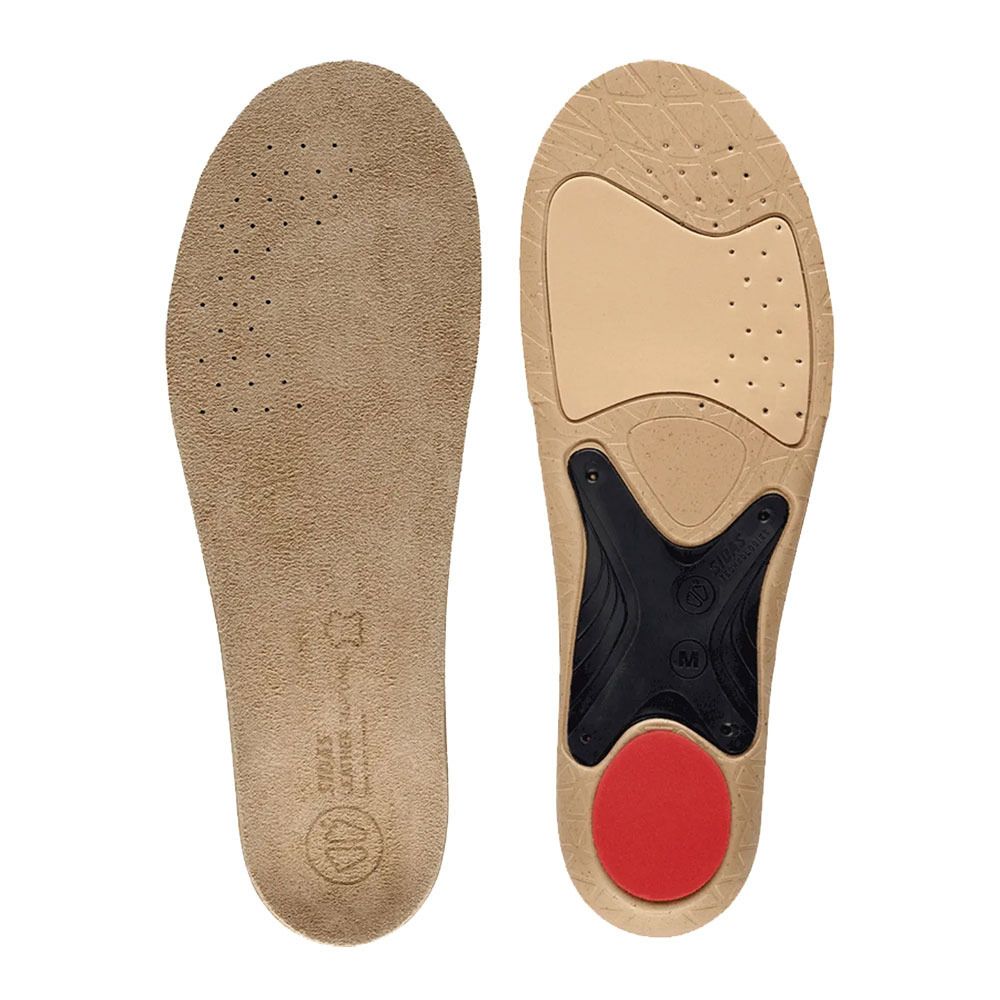 Sidas ANATOMIC LEATHER - Semelles leather/black/red