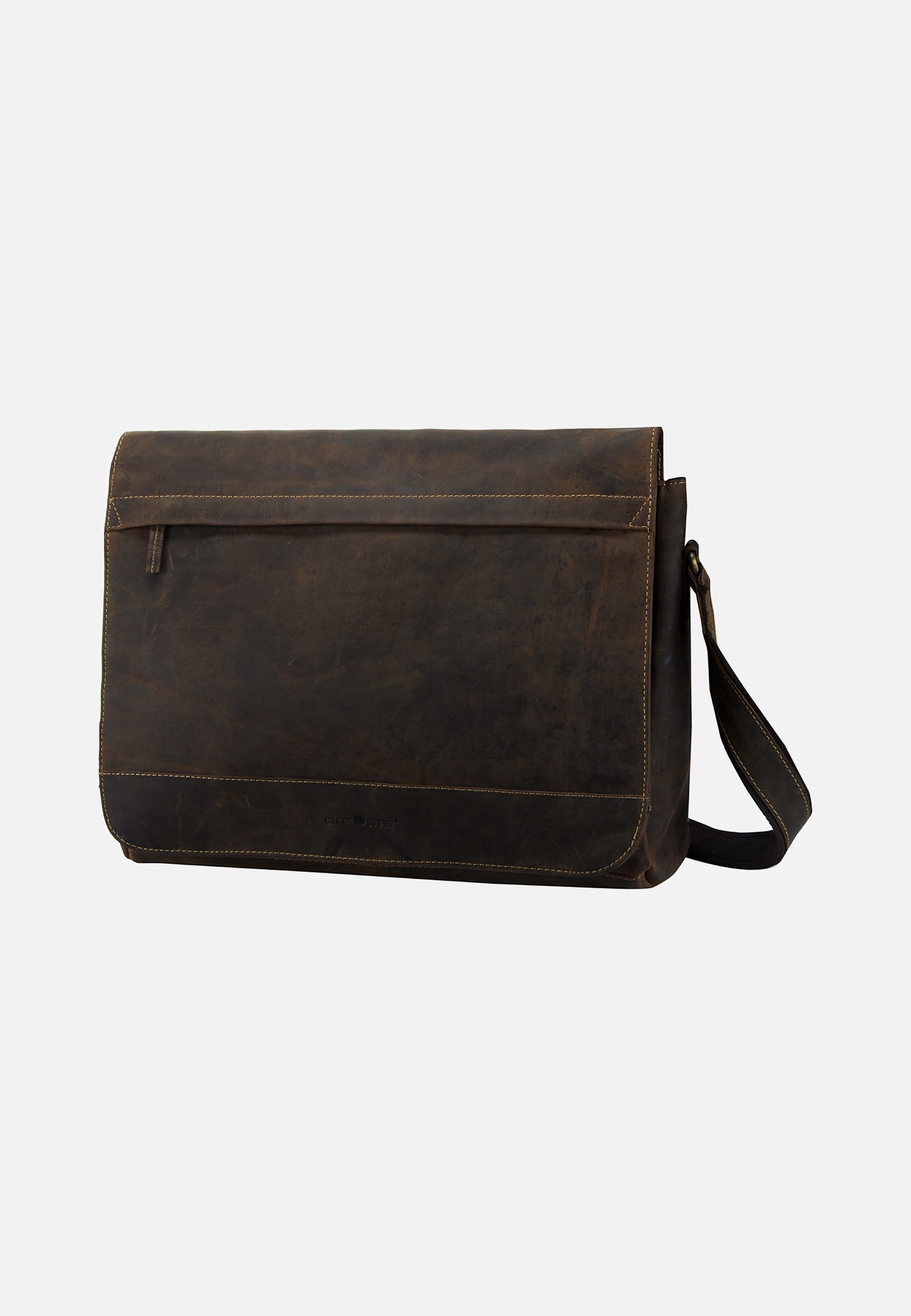 Vintage XXL Tasche Sattelbraun - Messenger Bag