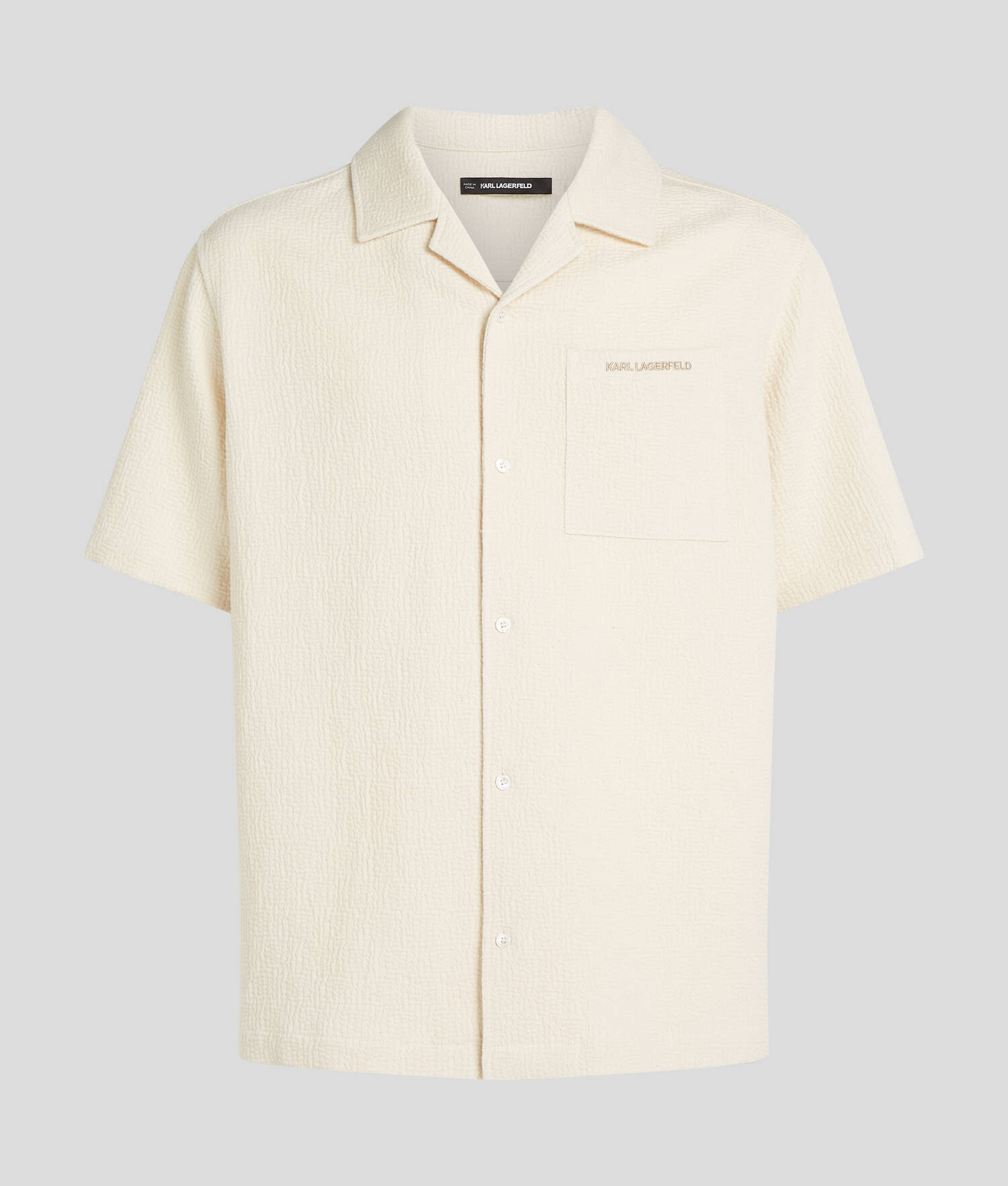 Chemise à manches courtes légère - Crème Cannoli