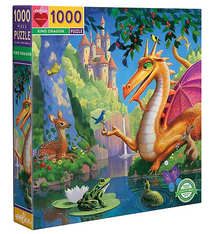 Eeboo Puzzlespiel - 1000 Teile - Kind Dragon