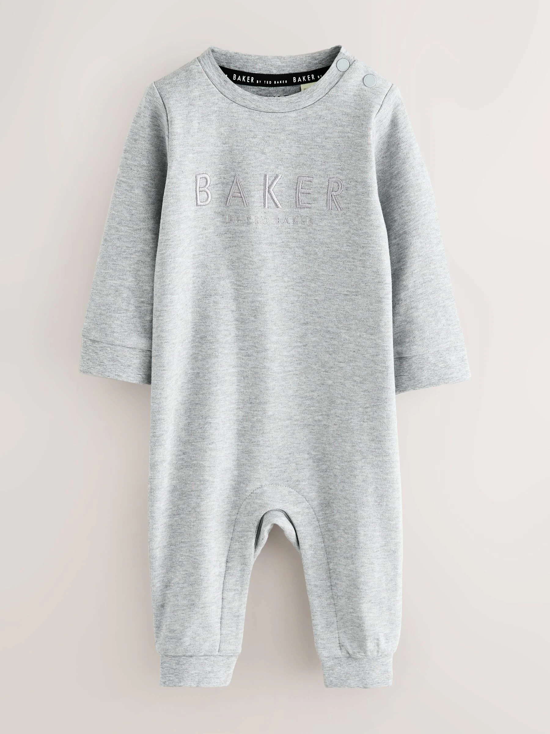 Baker by Ted Baker Burgundy Red/Grey Romper and Reversible Hat