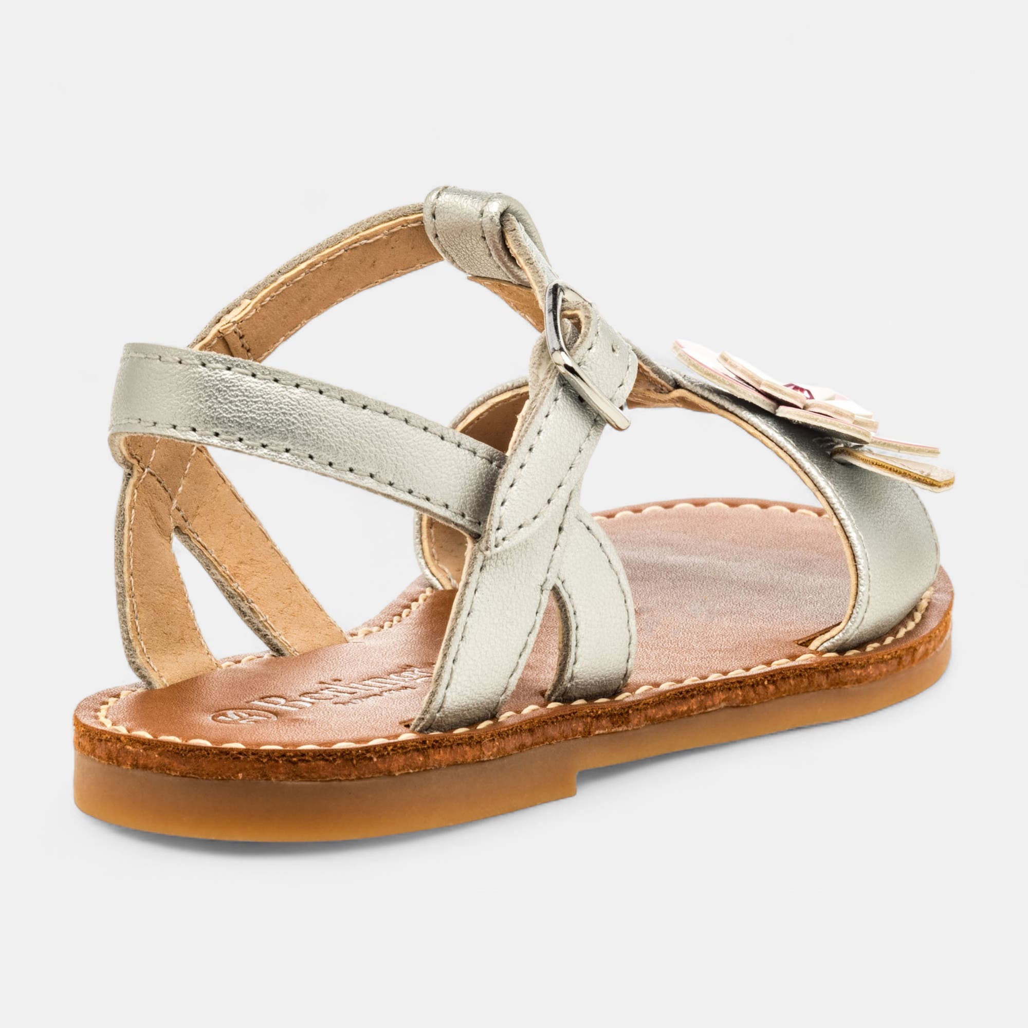Nu-pieds Fille argent