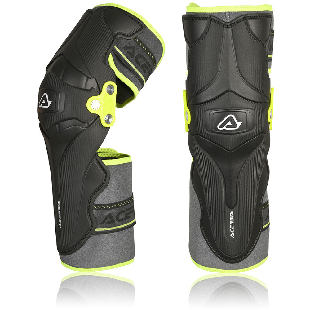 Acerbis - Genouillères X-Strong Level 2 Noir / Jaune