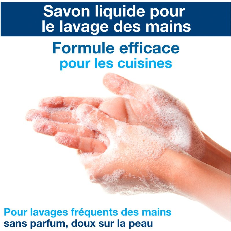 Savon liquide Tork Premium Lavage mains, pour distributeur S1 - Cartouche de 1 L