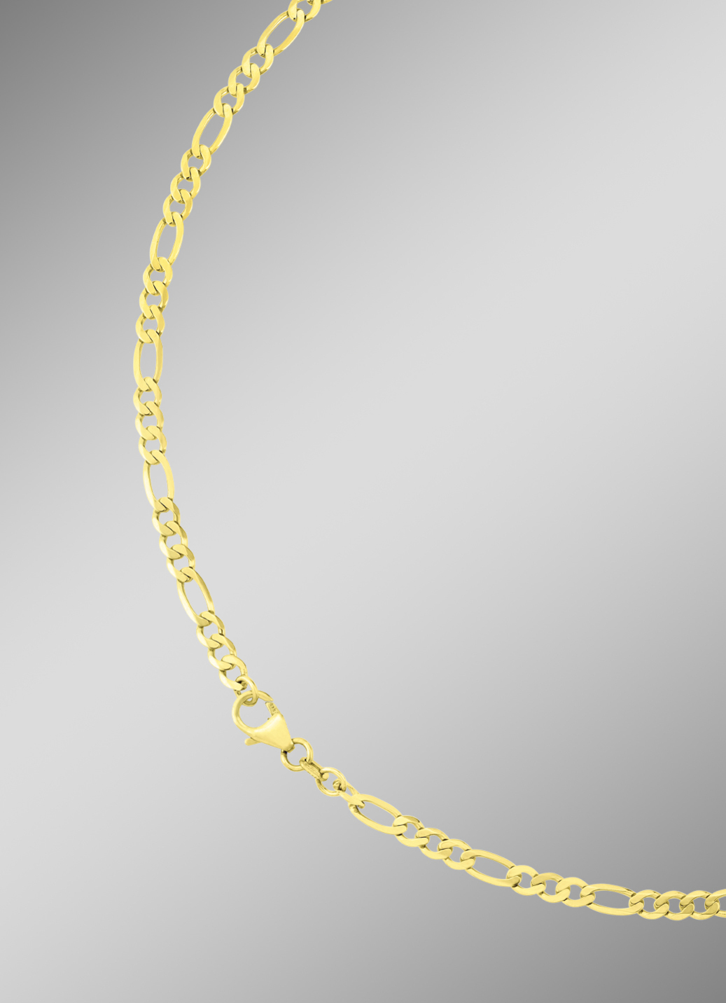 Diamantierte Figarokette