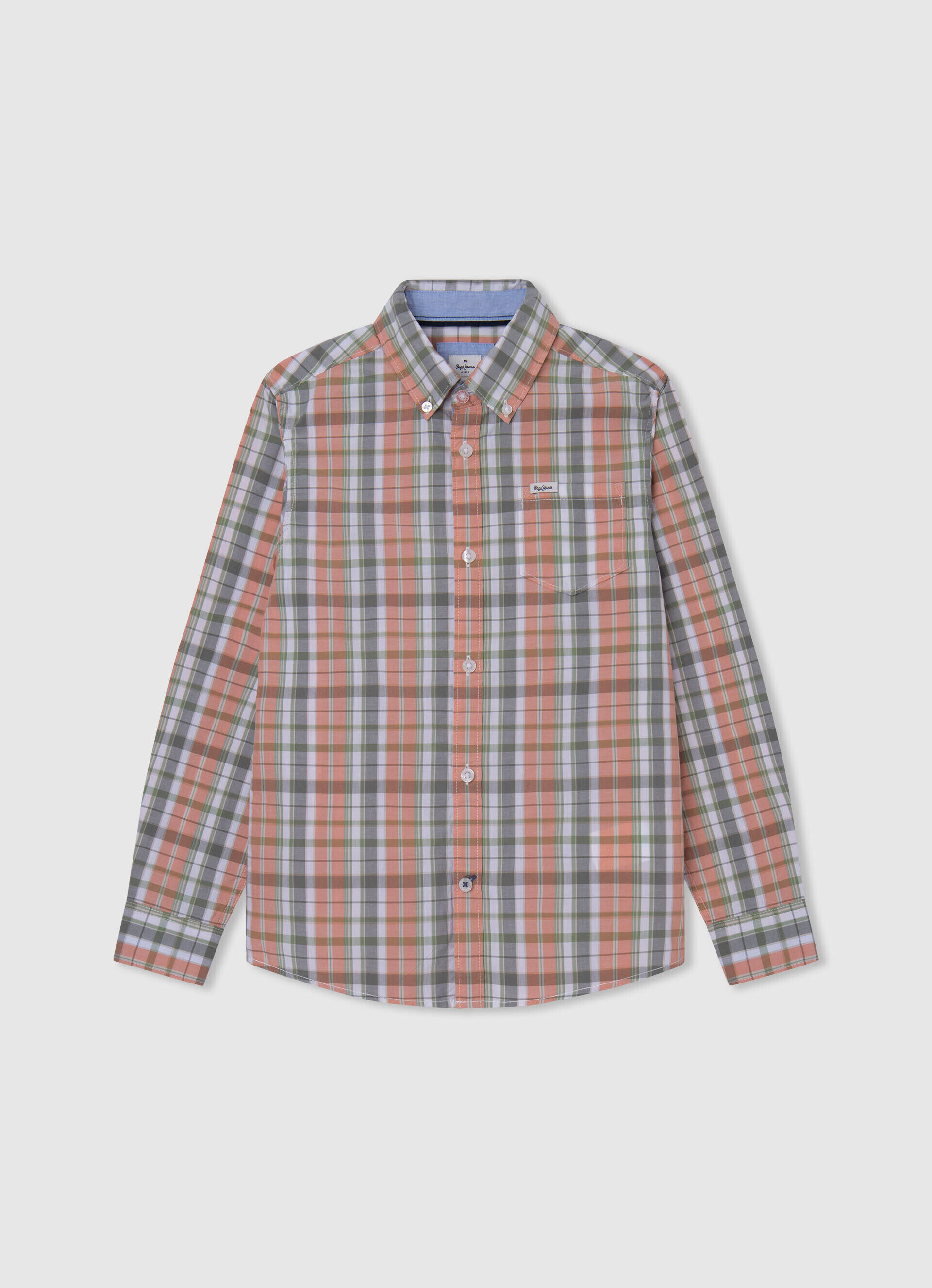 CAMISA POPELÍN MARPLE CUADROS - estúdio vermelho