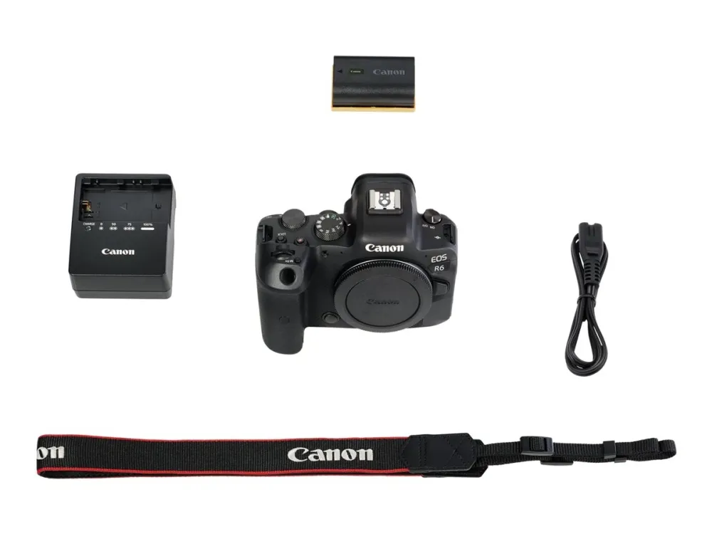 Canon EOS R6 - Digitalkamera - spejlløst - 20.1 MP - Full Frame - 4K / 60 fps - kun kamerahus - Wi-Fi, Bluetooth - sort