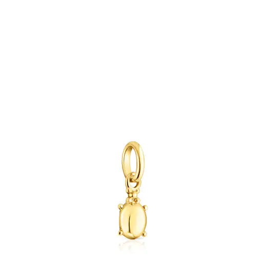 Pingente Jardim Virtual com banho de ouro 18k sobre prata.