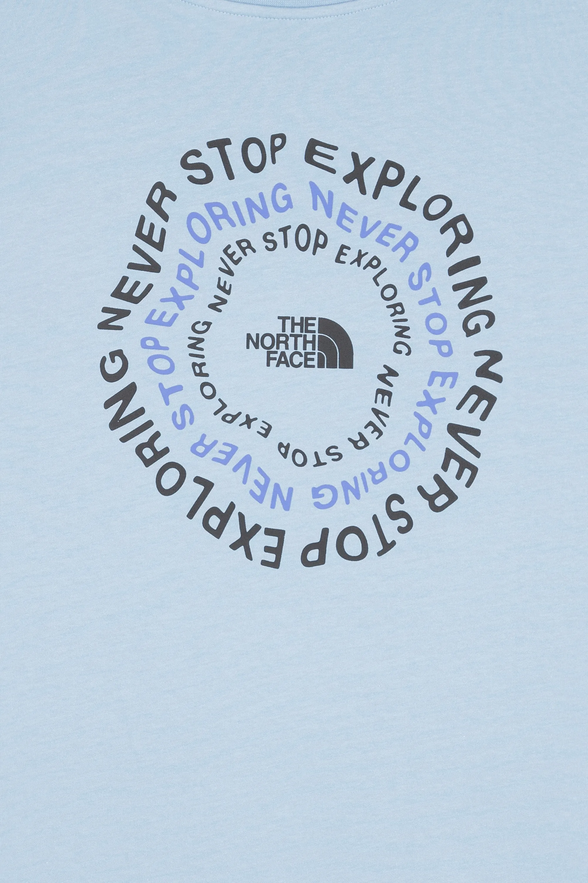 THE NORTH FACE T-shirt  GRAPHIC S/S Bleu