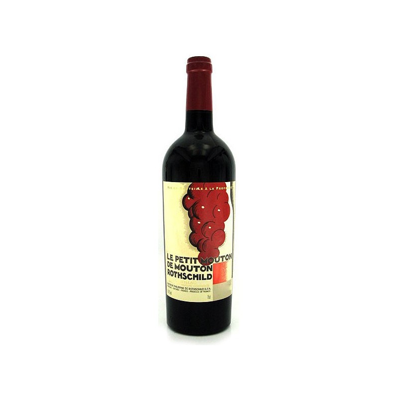 LE PETIT MOUTON 2016 - Pauillac - 2ème Vin - par Caisse bois de 3 bouteilles 75 cl